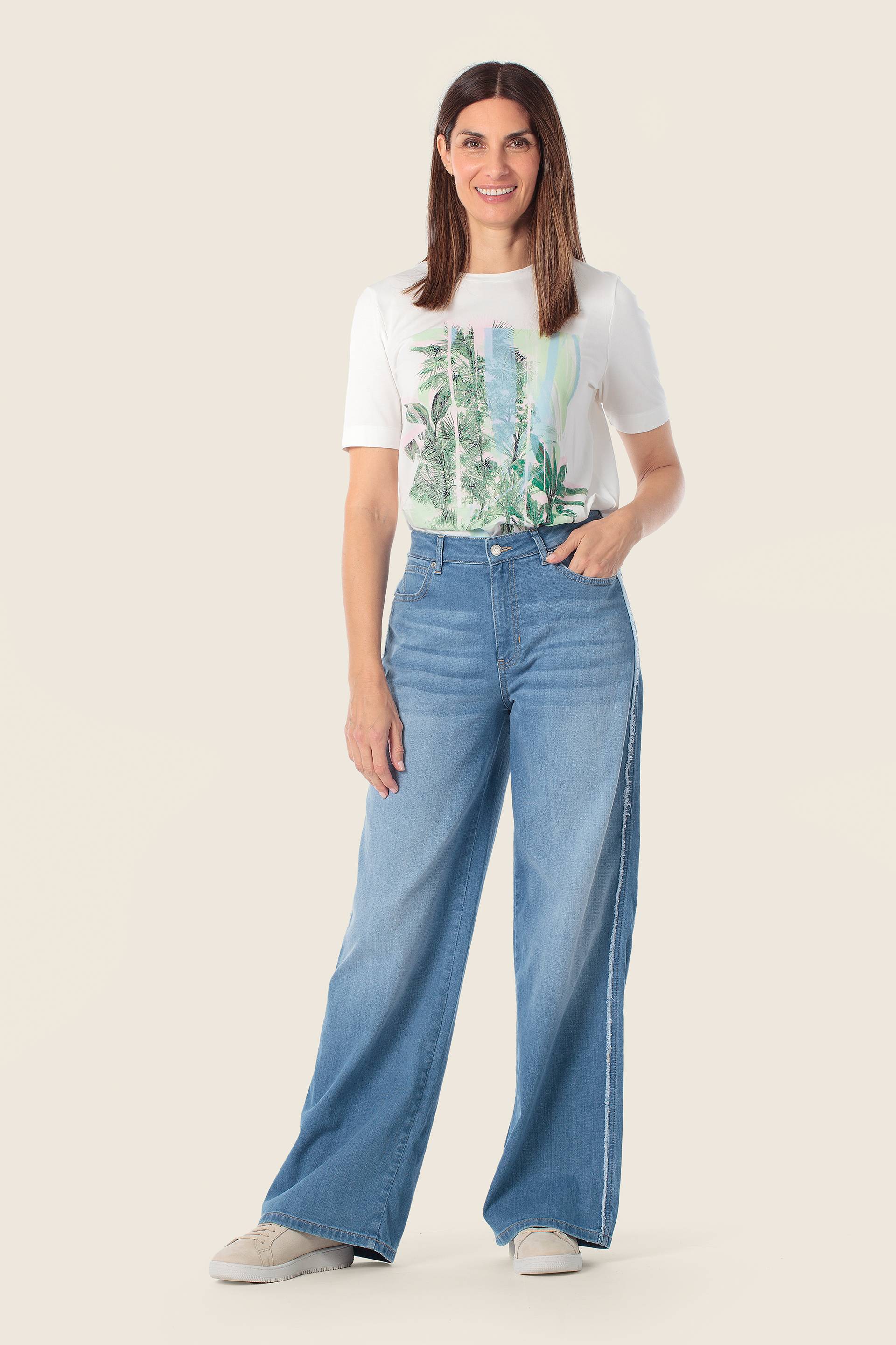 T-Shirt mit Print im Safarimuster von GERRY WEBER