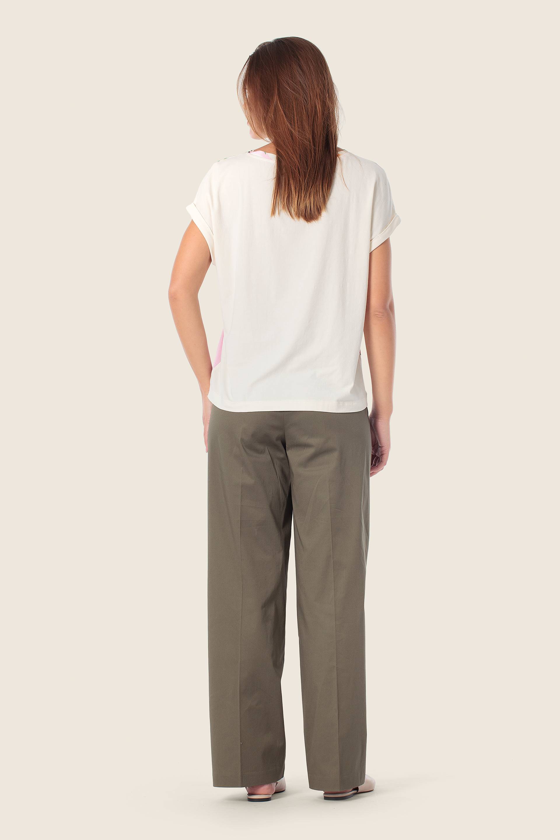 T-Shirt mit abstraktem Muster in Frühlingsfarben von GERRY WEBER