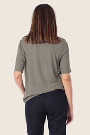 T-Shirt mit Muster in verschiedenen Grüntönen von GERRY WEBER