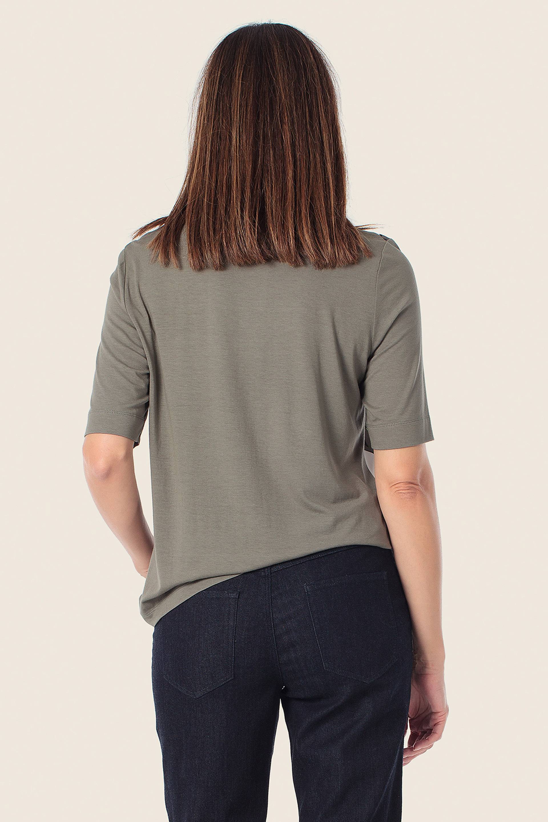 T-Shirt mit Muster in verschiedenen Grüntönen von GERRY WEBER