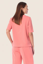 Scuba-Jersey-T-Shirt mit Tasche