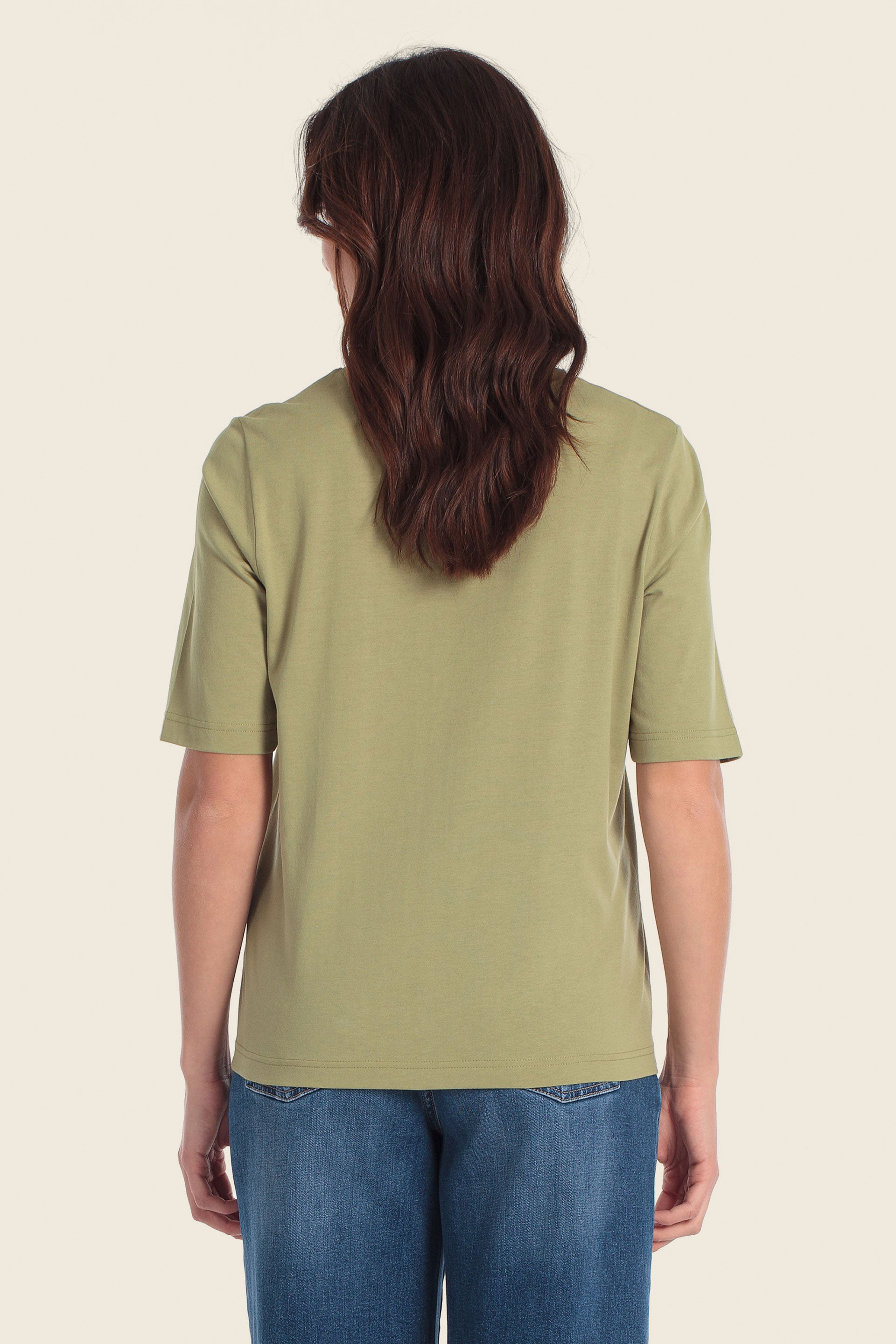 T-Shirt aus Baumwollmischgewebe mit „Sunshine“-Aufdruck