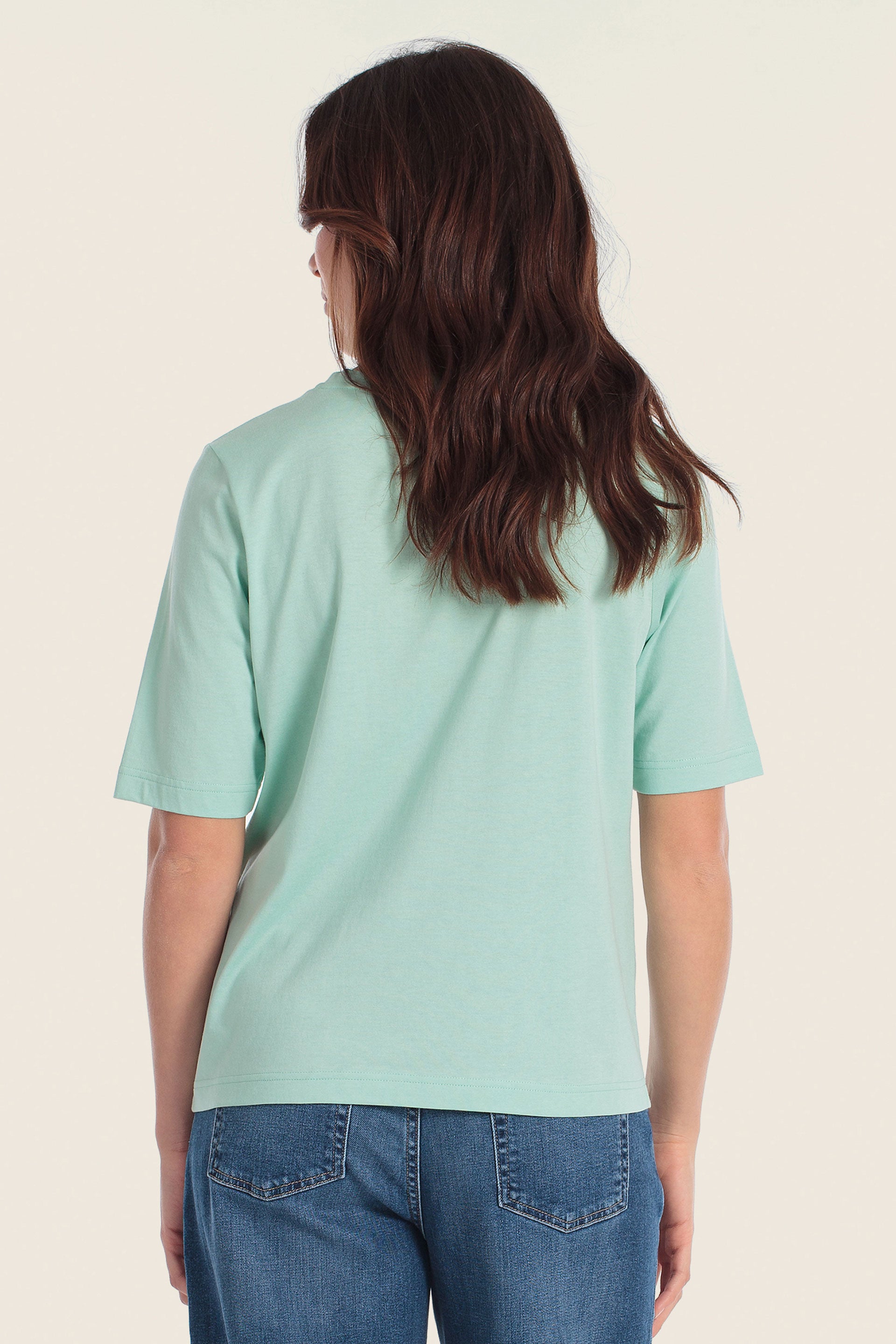 T-Shirt aus Baumwollmischgewebe mit „Sunshine“-Aufdruck