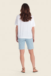 Baumwoll-T-Shirt mit Blumenmuster