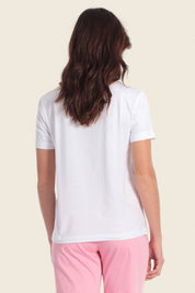 Baumwoll-T-Shirt mit Blumenmuster