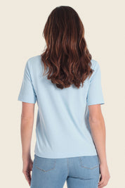 Bedrucktes T-Shirt mit Sommer-Slogan