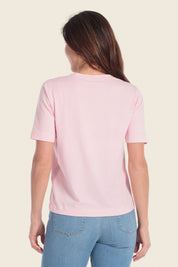 Bedrucktes T-Shirt mit Sommer-Slogan