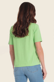 Bedrucktes T-Shirt mit Sommer-Slogan