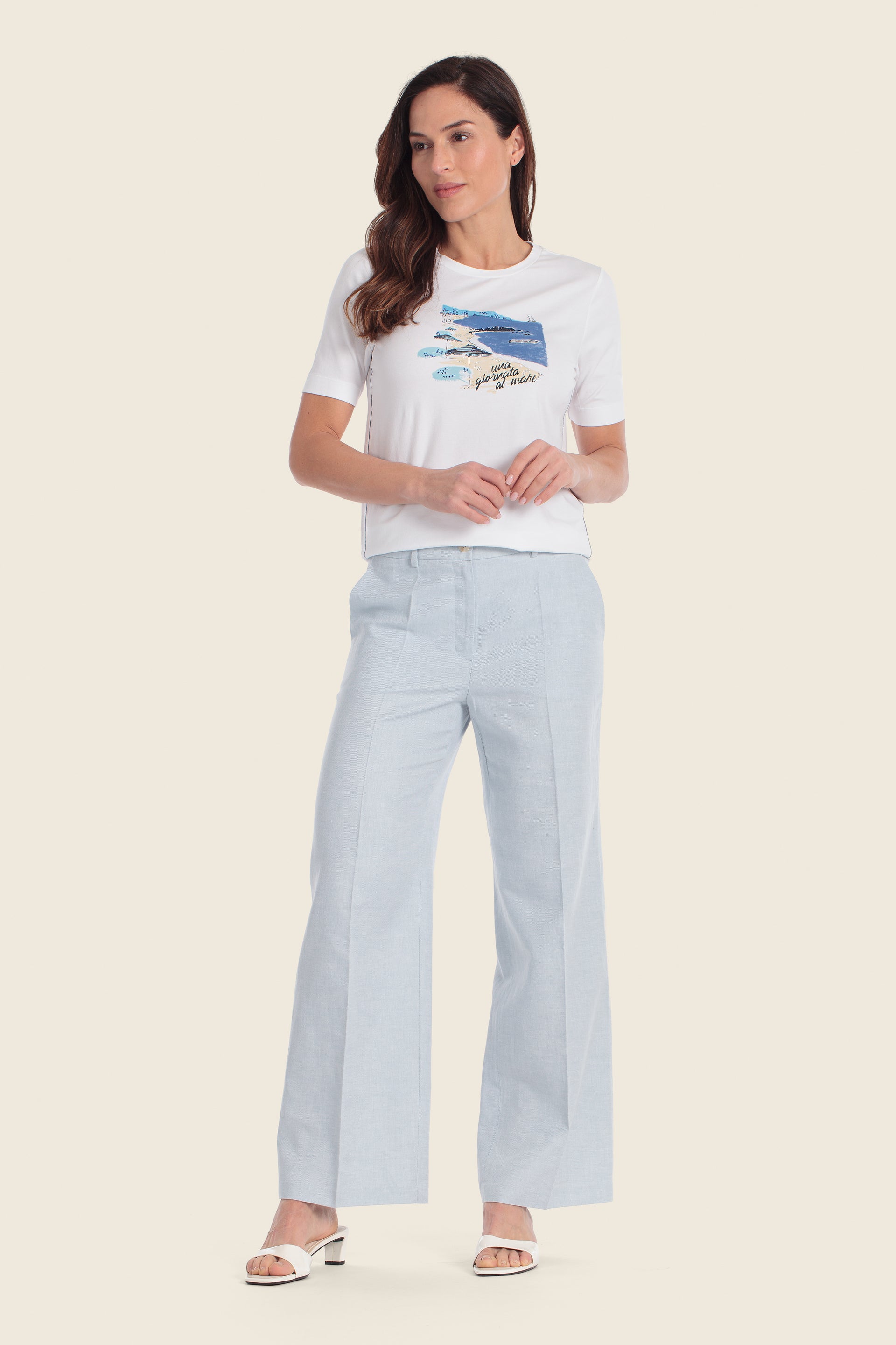 Bedrucktes T-Shirt mit Sommermotiv