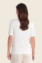 Bedrucktes T-Shirt mit künstlerischem Motiv