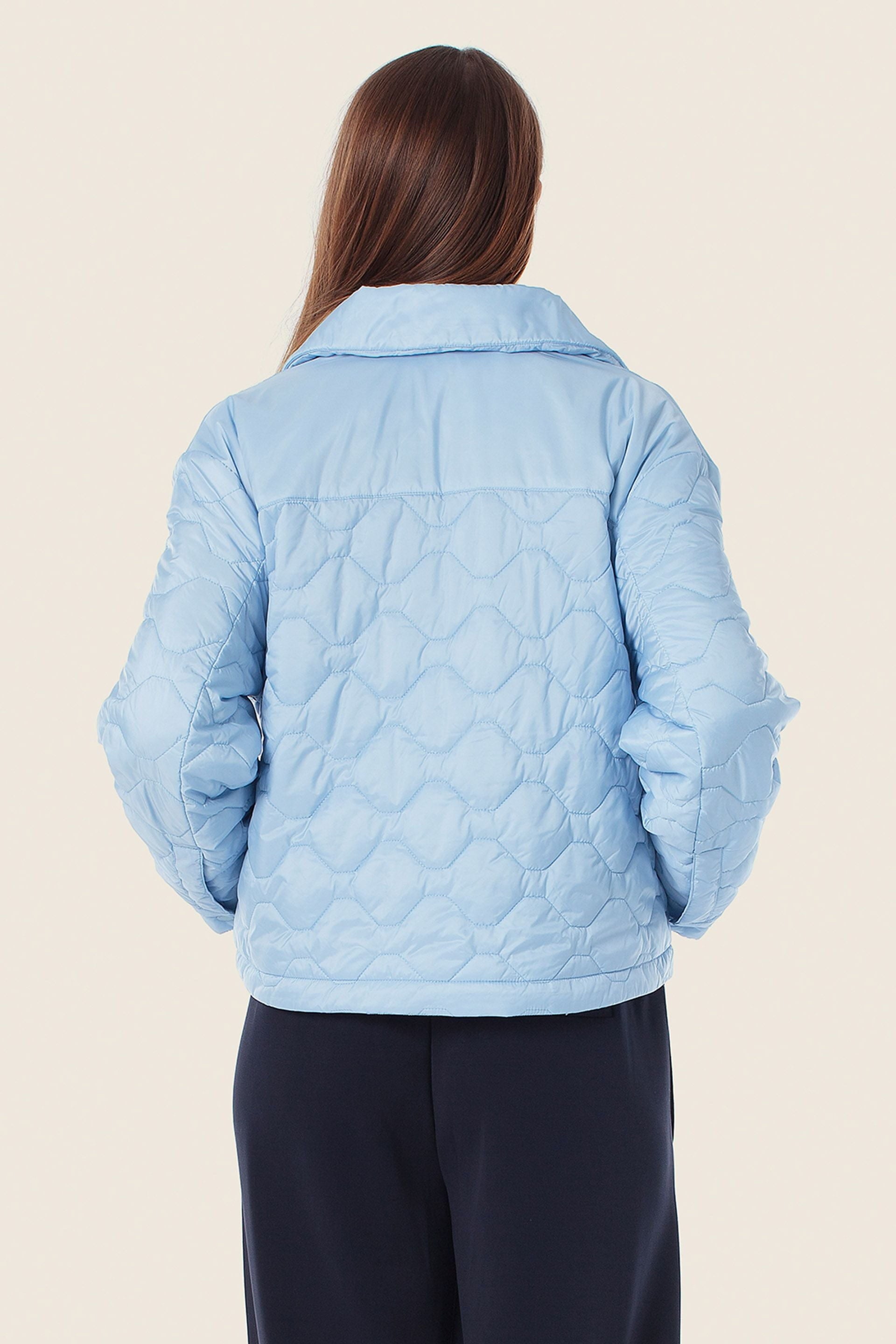 Steppjacke Rautenmuster & Druckknöpfe von GERRY WEBER