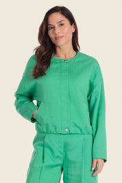 Bomberjacke aus Tencel-Leinen