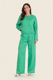 Bomberjacke aus Tencel-Leinen