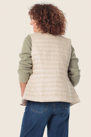 Leichte Weste mit Kordelzug