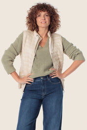 Leichte Weste mit Kordelzug