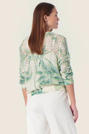 Strickjacke mit Löchern im Safarimuster von GERRY WEBER