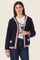 Strickjacke mit Streifen & Kapuze von GERRY WEBER