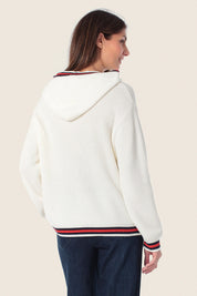 Strickjacke mit Streifen & Kapuze von GERRY WEBER
