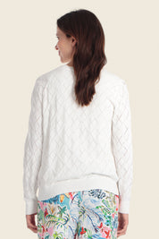 Leichte, offene Strickjacke