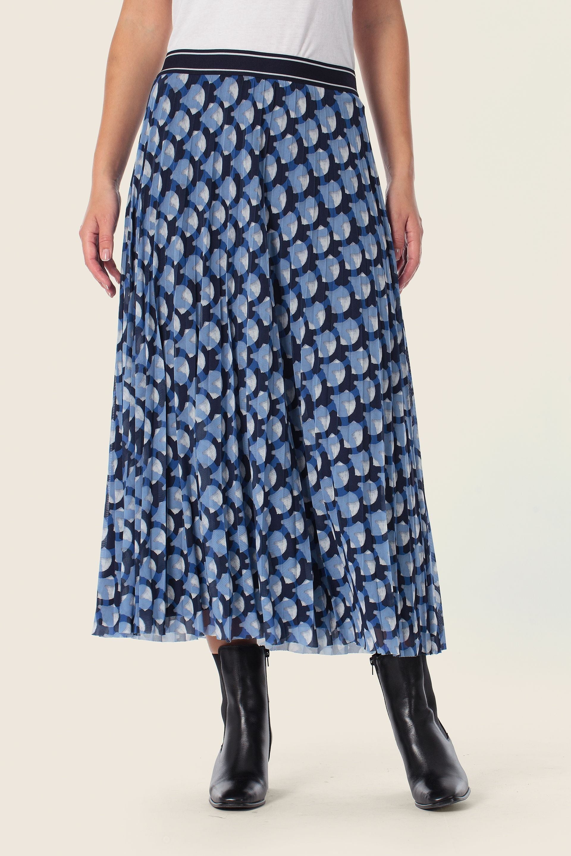 Plissierter Rock mit Druck von GERRY WEBER