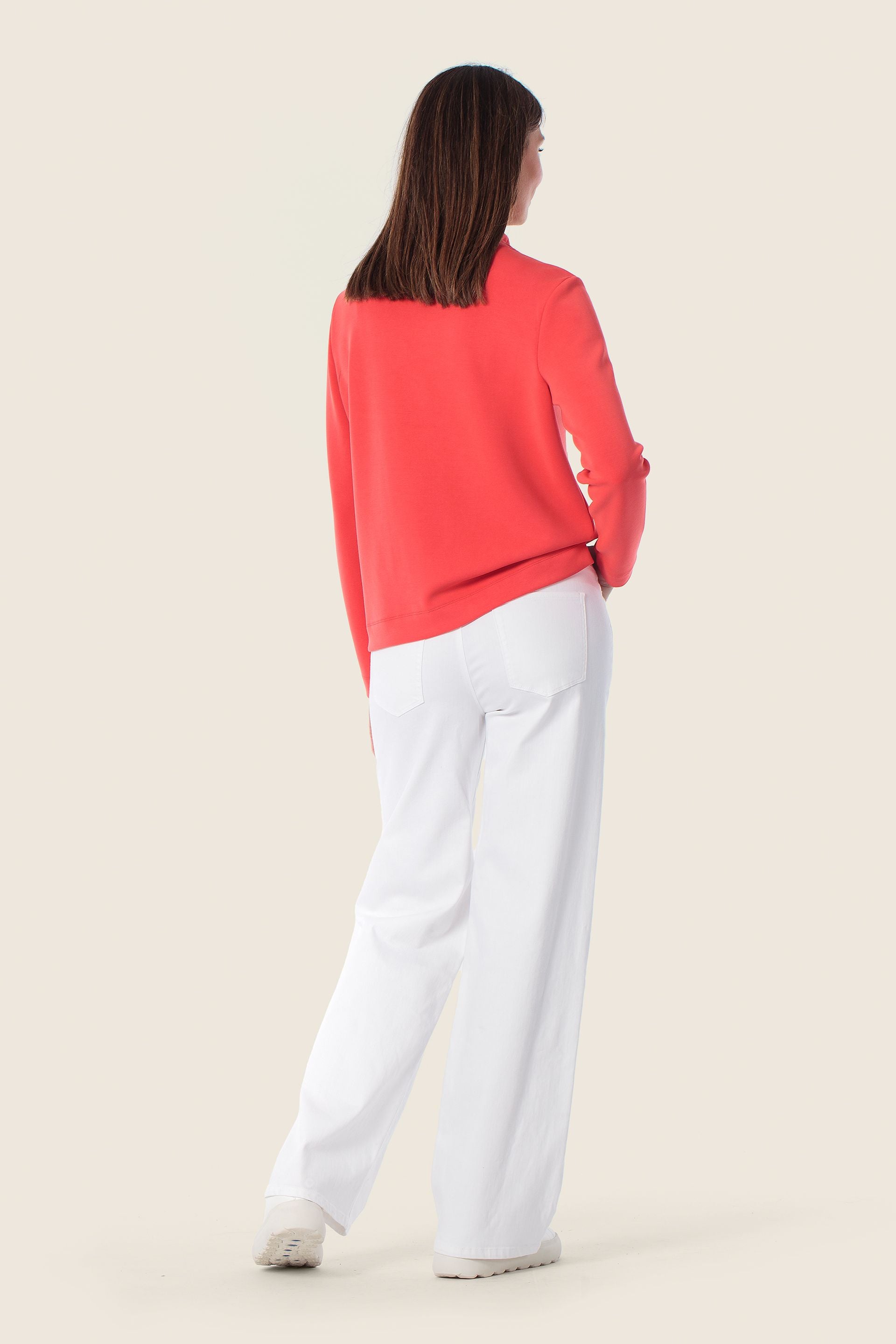 Hoodie Grafik Print mit Kapuze