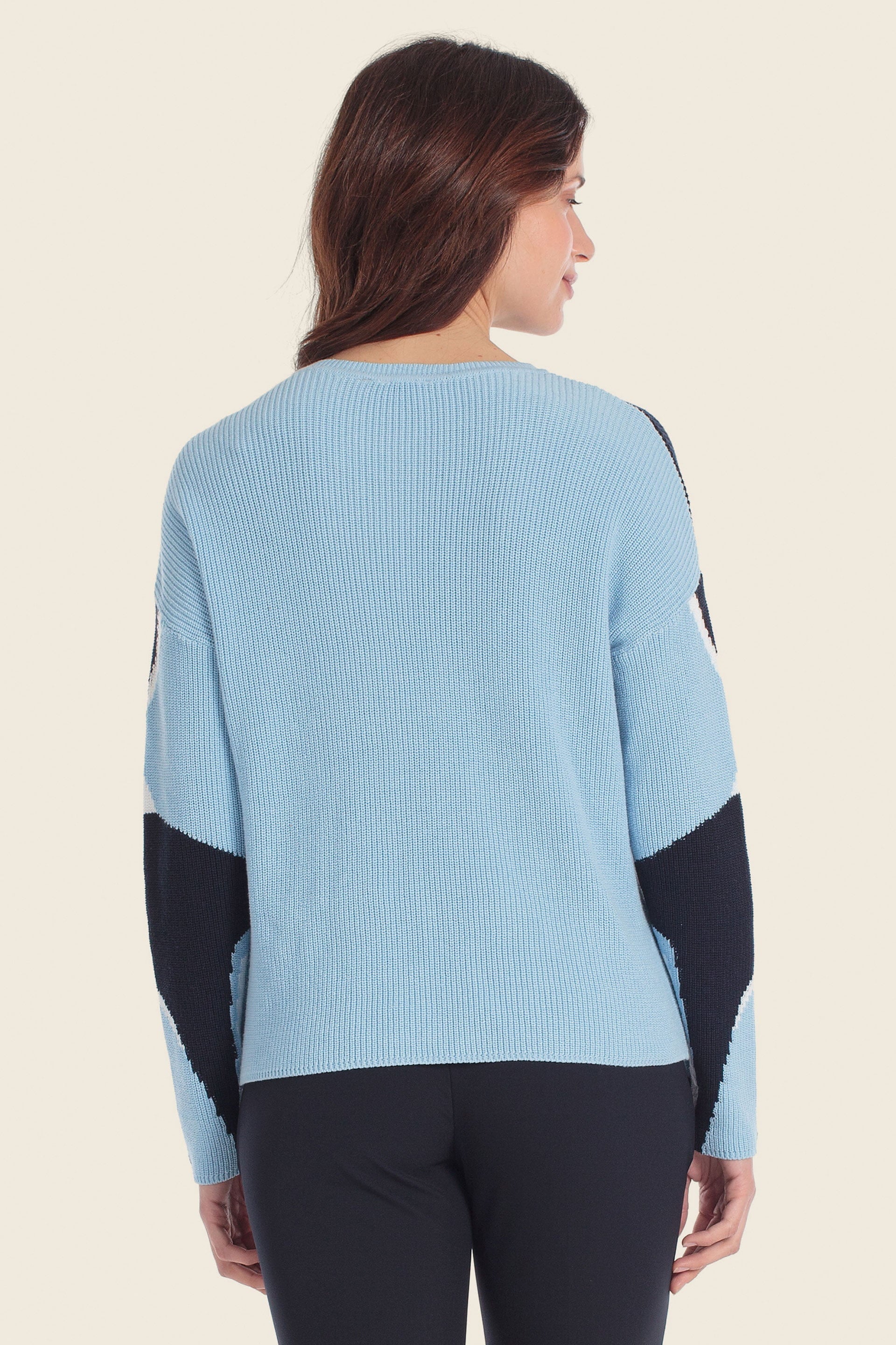 Baumwollpullover Jacquard Strick