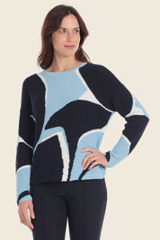 Baumwollpullover Jacquard Strick