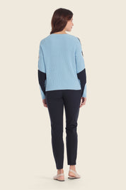 Baumwollpullover Jacquard Strick