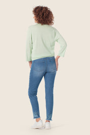 Sweatshirt mit V-Ausschnitt und Kragen von GERRY WEBER