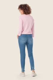 Sweatshirt mit V-Ausschnitt und Kragen von GERRY WEBER