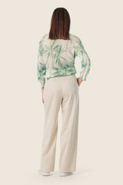 Pullover mit Löchern und Safarimuster von GERRY WEBER