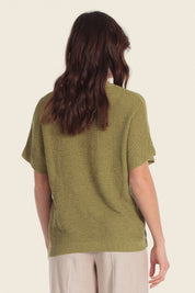 Leichter Strickpullover mit Rundhalsausschnitt