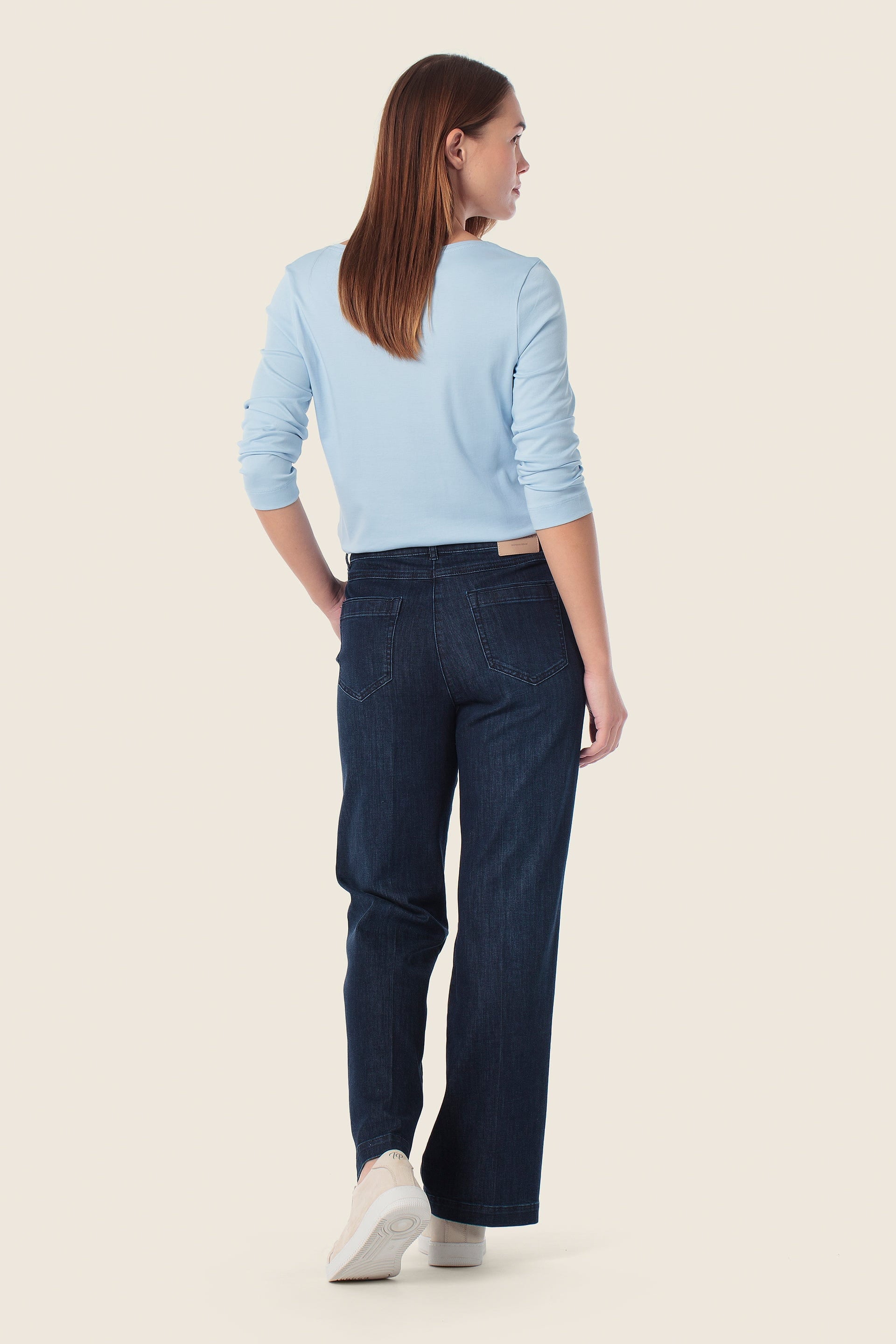 Wide Leg Jeans aus Baumwolle von GERRY WEBER
