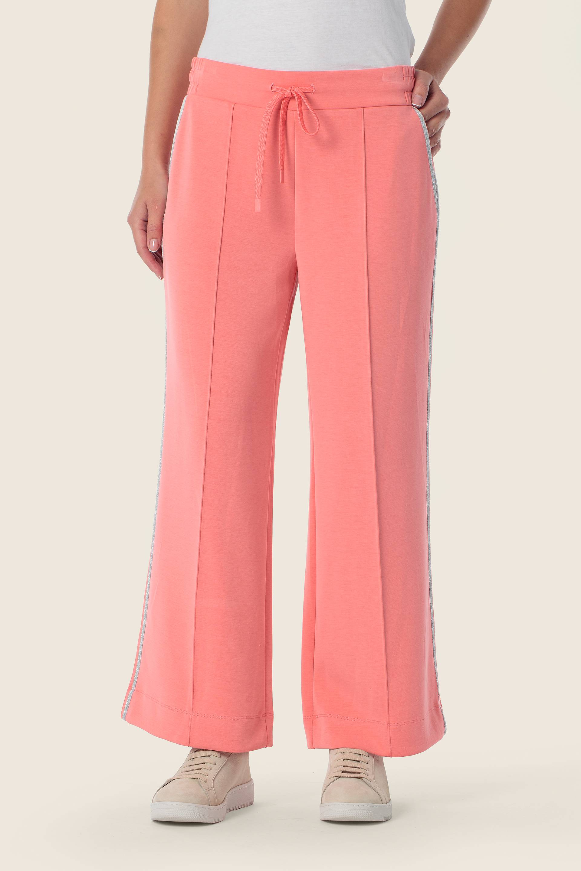 Scuba-Jersey-Hose mit seitlichem Detail
