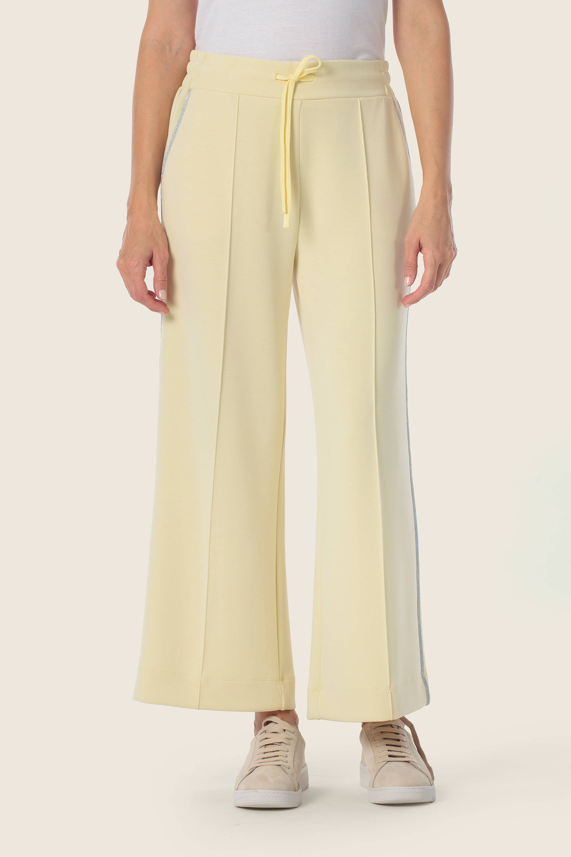 Scuba-Jersey-Hose mit seitlichem Detail