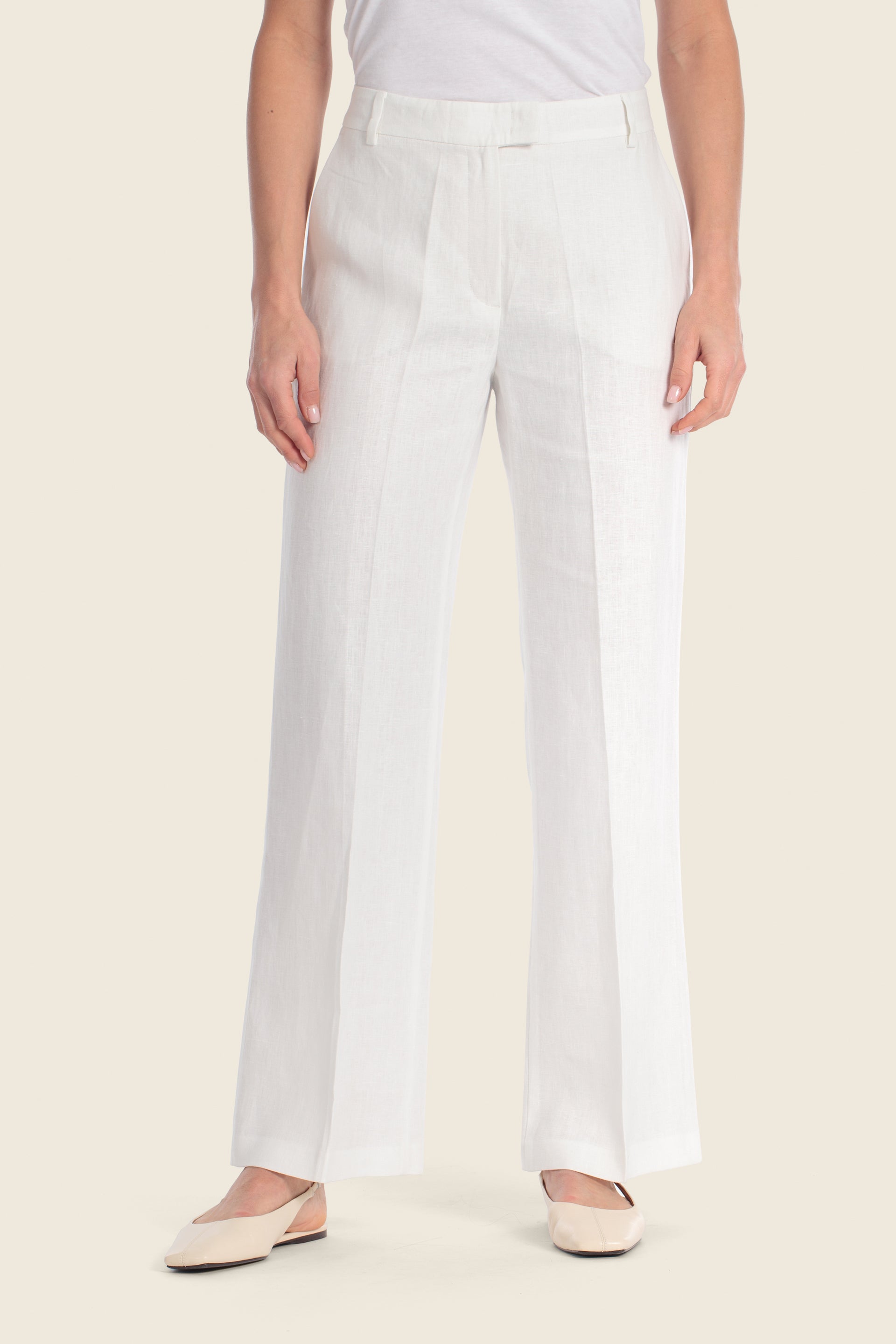 Klassische Leinen-Chino-Hose