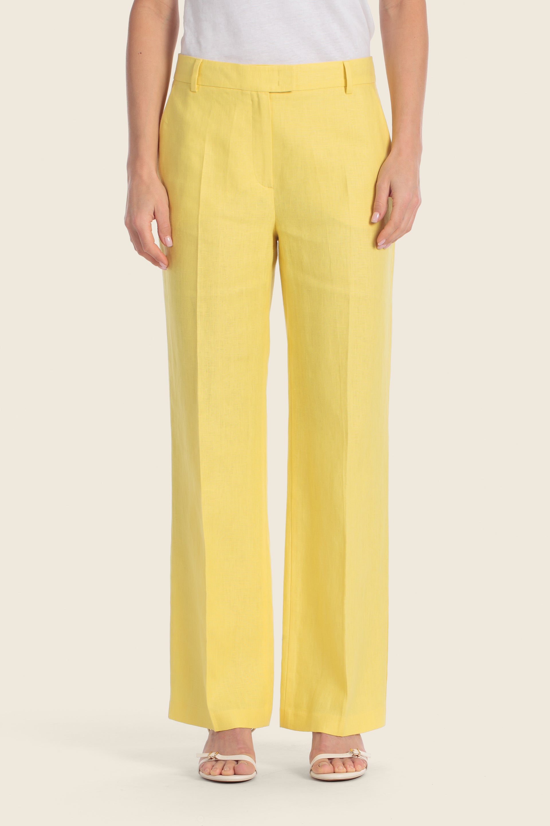 Klassische Leinen-Chino-Hose