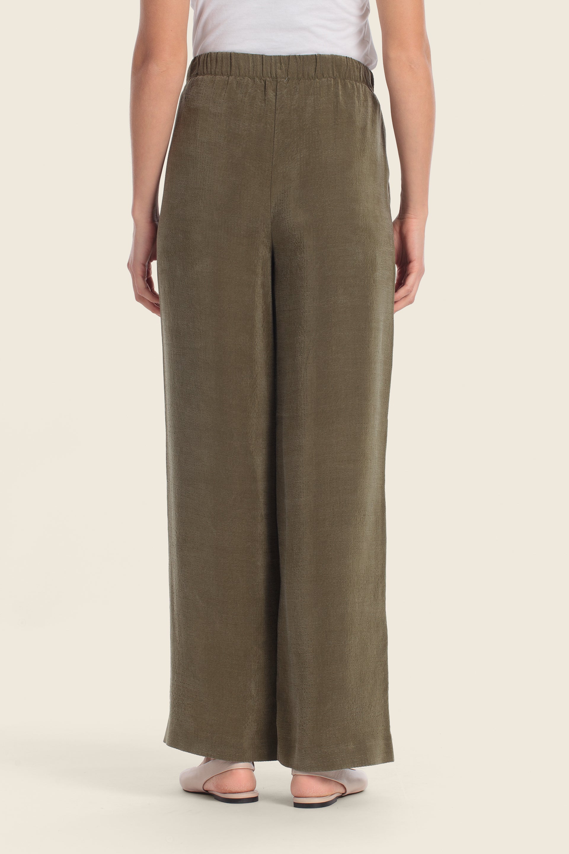 Chinos aus Tencel™-Mischgewebe mit elastischem Bund