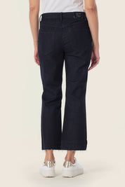 Stoffhose im Jeanslook und ausgefranstem Saum von GERRY WEBER