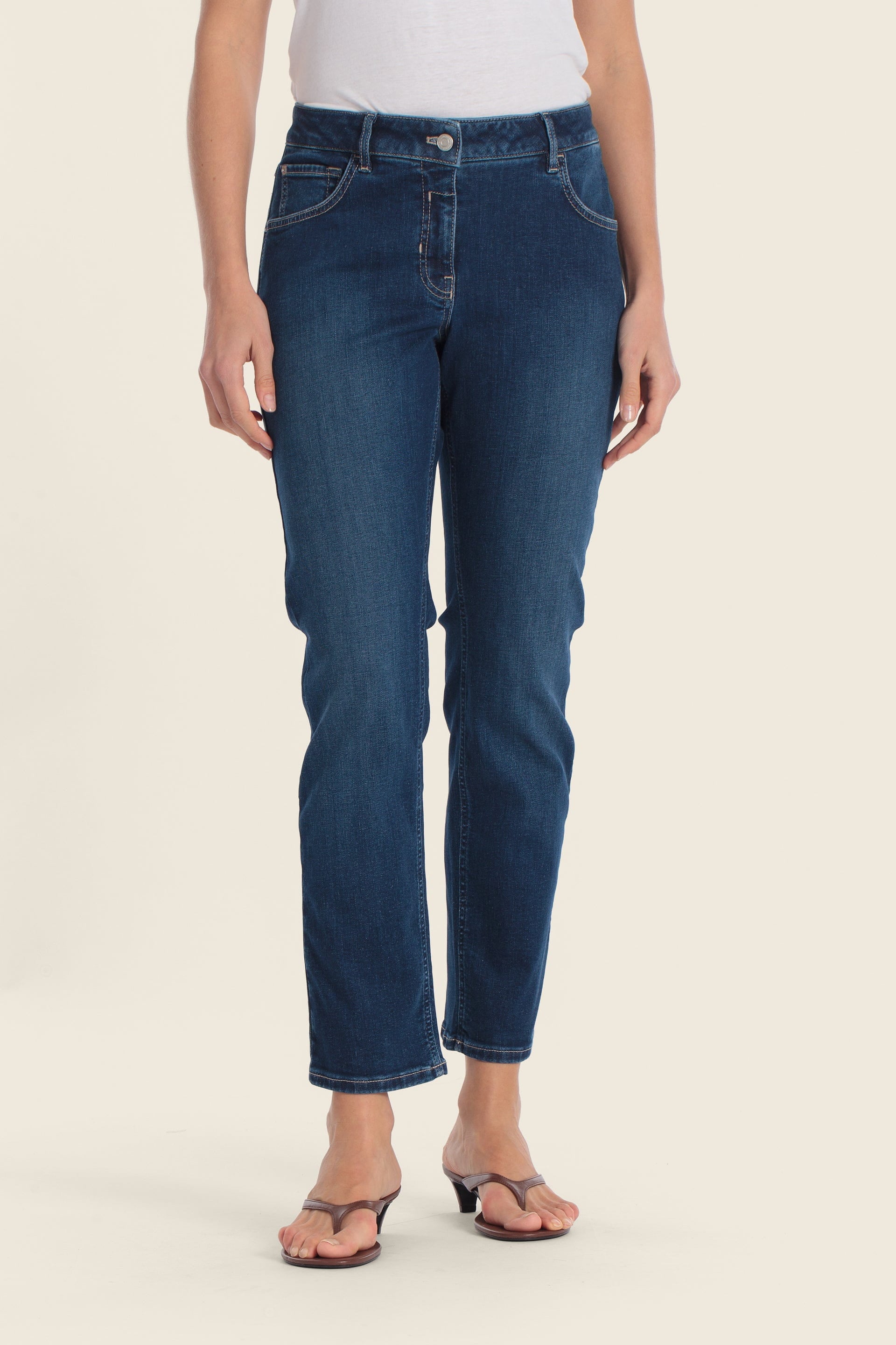 Stoffhose 5 Pocket aus Baumwoll Mix