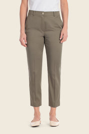 Schmale Chino Hose aus Baumwolle