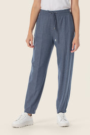 Bequeme Chino Hose Blau