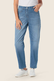 Jeans mit moderner Barrel-Passform