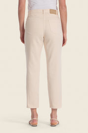 Baumwoll-Leinen-Hose mit 5-Taschen-Design