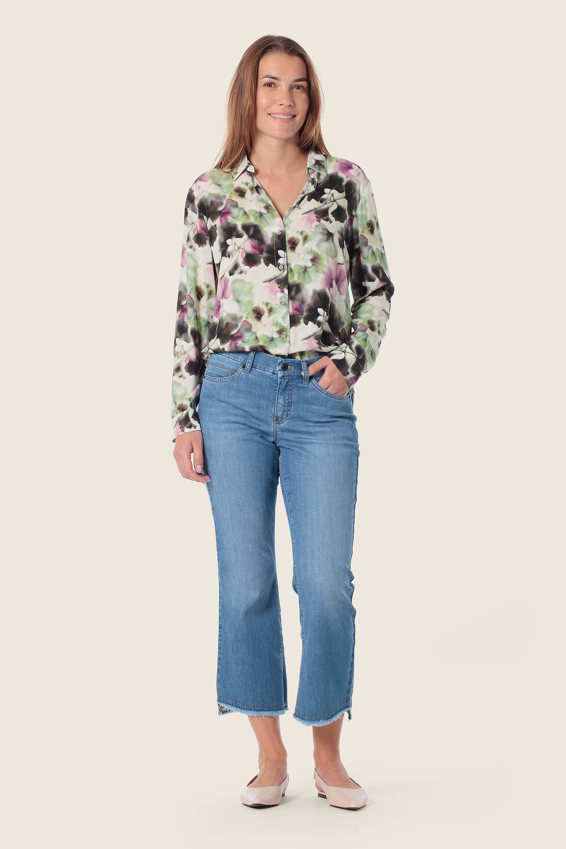 Jeans mit ausgefranstem Saum von GERRY WEBER