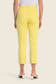 Kessie Chino-Hose aus Baumwollstretch mit Stoffgürtel