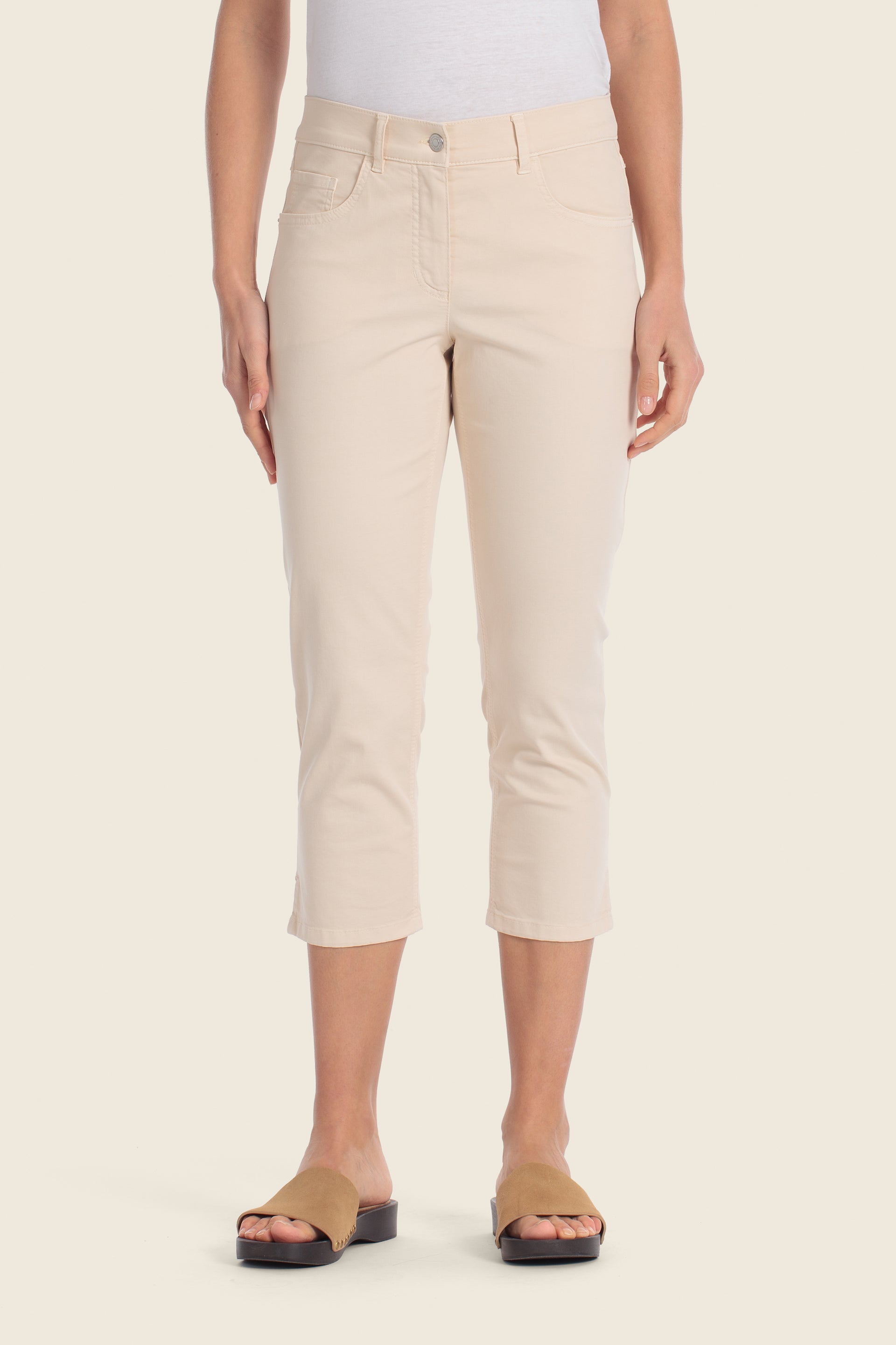 Soline Caprihose aus Stretch-Baumwolle