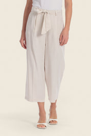 Chinos mit weitem Bein aus Lyocell™ mit Stoffgürtel