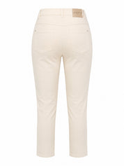 Schmal geschnittene Baumwollhose mit Stretchanteil