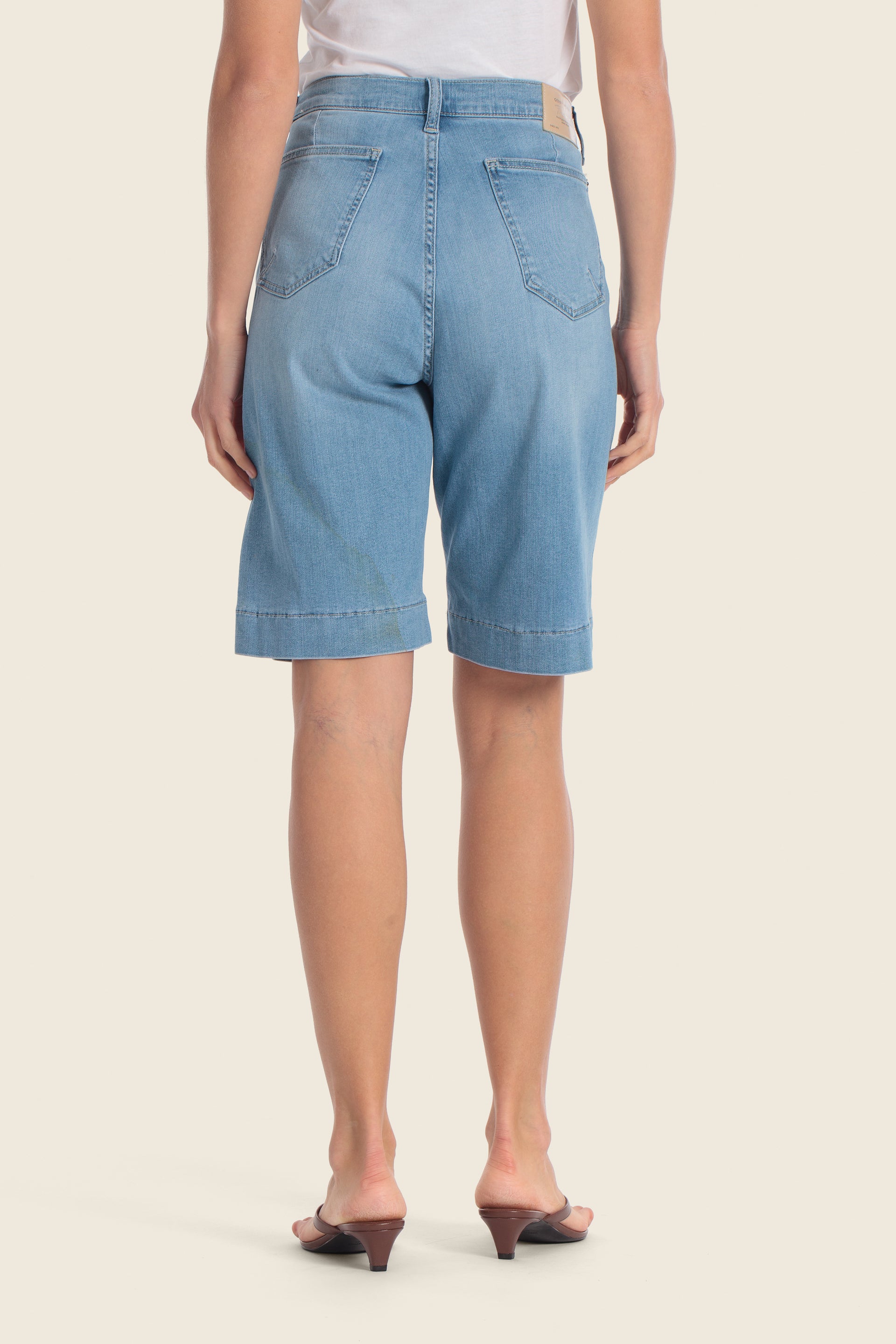Jeansshorts mit weicher Oberfläche